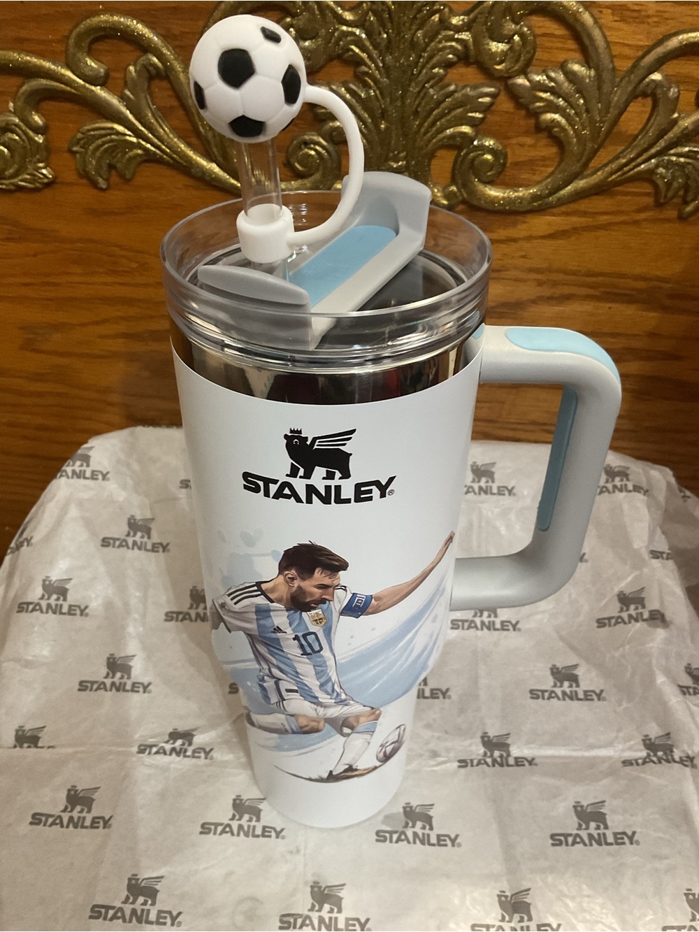 Stanley Special Limited Edition 40oz with soccer ball topper
